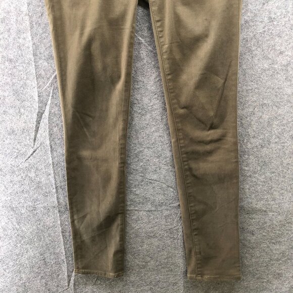 AG Adriano Goldschmied Prima Cigarette Jeans Womens 25R Chino Olive Green - Picture 4 of 10